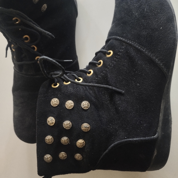 Velvet ankle boots - Picture 3 of 9